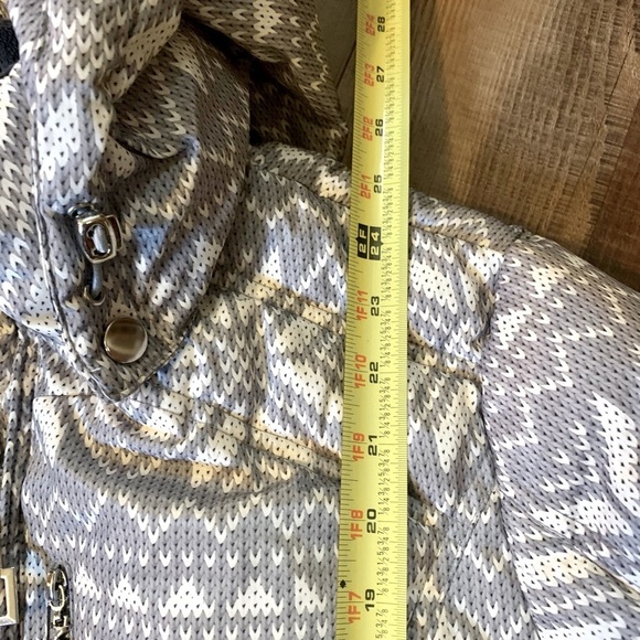Zeroxposur Women’s Quilted Puffer Coat Gray and White Size Small - Picture 10 of 13